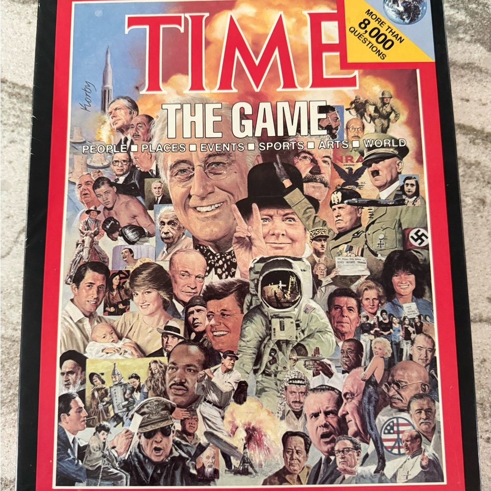 Vtg Time magazine The Game 1980s Trivia Game Spans 20s 30s 40s 50s 60s 70s 80s